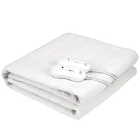 Calientacamas Eléctrica Poliéster King 130 W Blanco