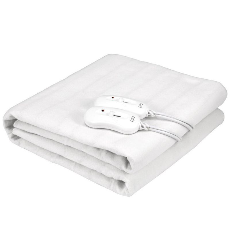 OZU - Calientacamas Eléctrica Poliéster King 130 W Blanco