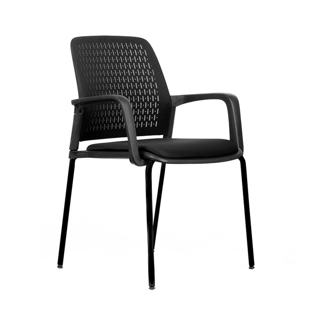 ONE SIT - Pack 4 sillas Visita Yes Negro
