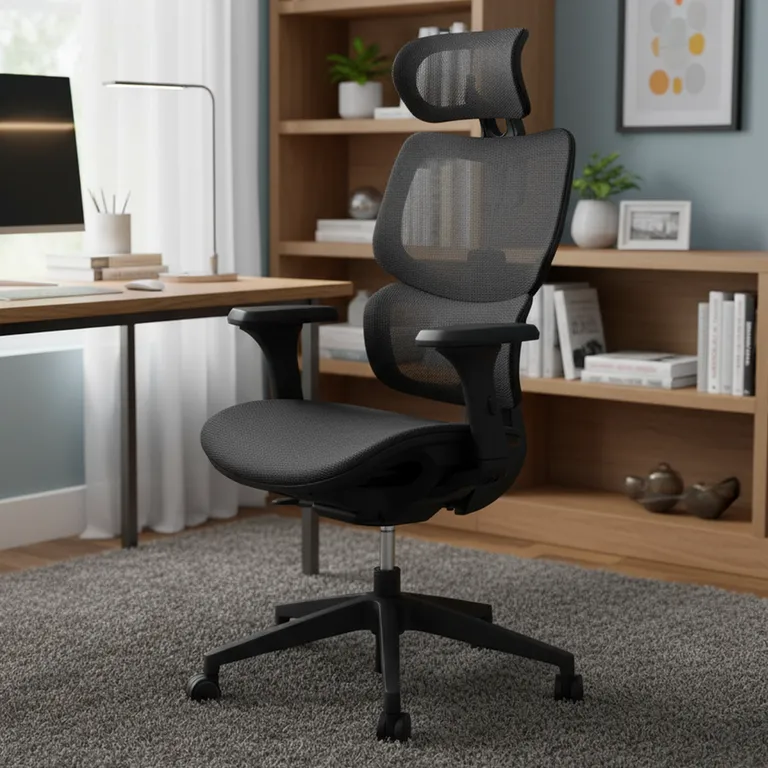CONTATTO Silla Escritorio Ejecutiva Ergonómica Ergoplus Negro