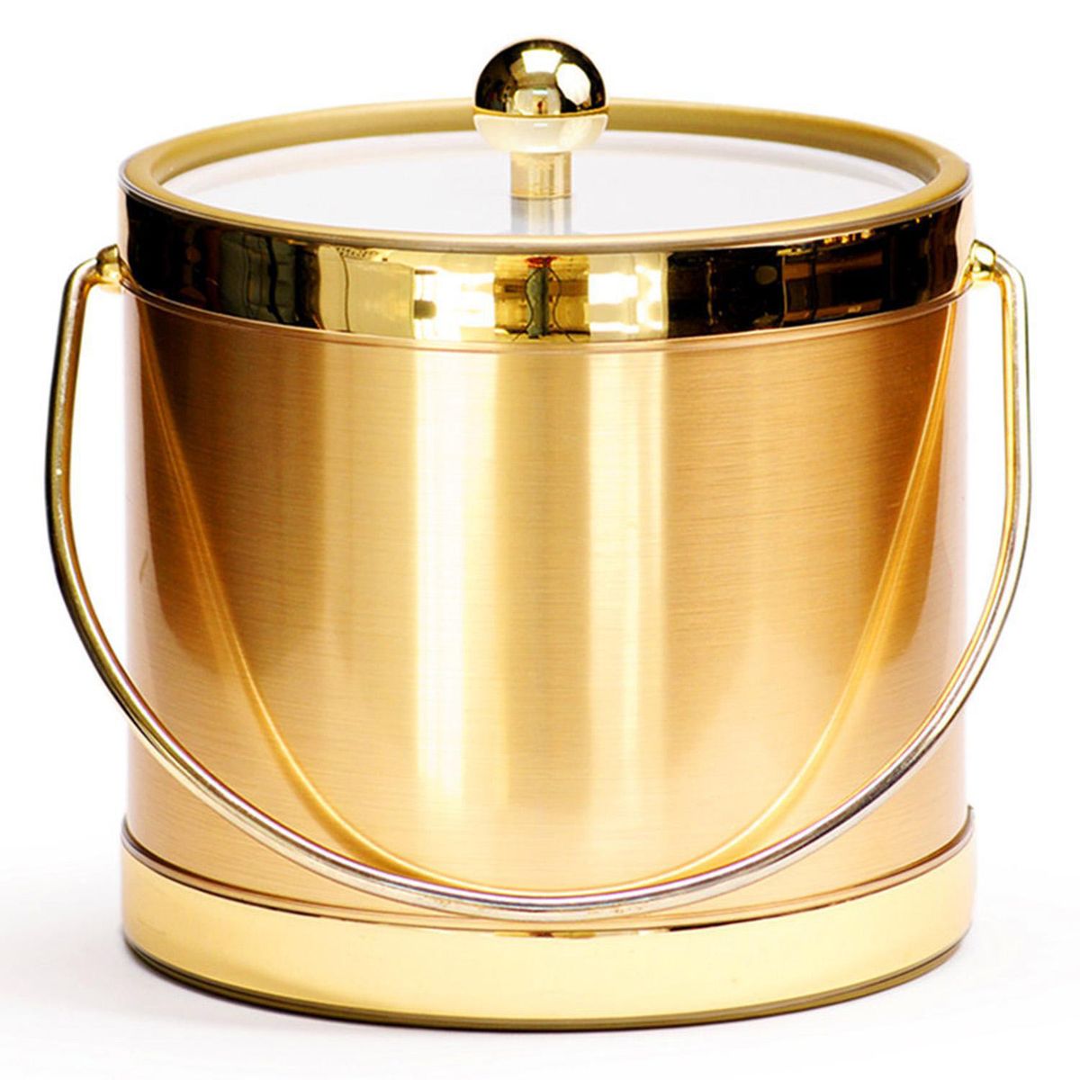 MR ICE BUCKET - Hielera Dorada 3l Mr. Ice Bucket Vintage Moderno Bebidas