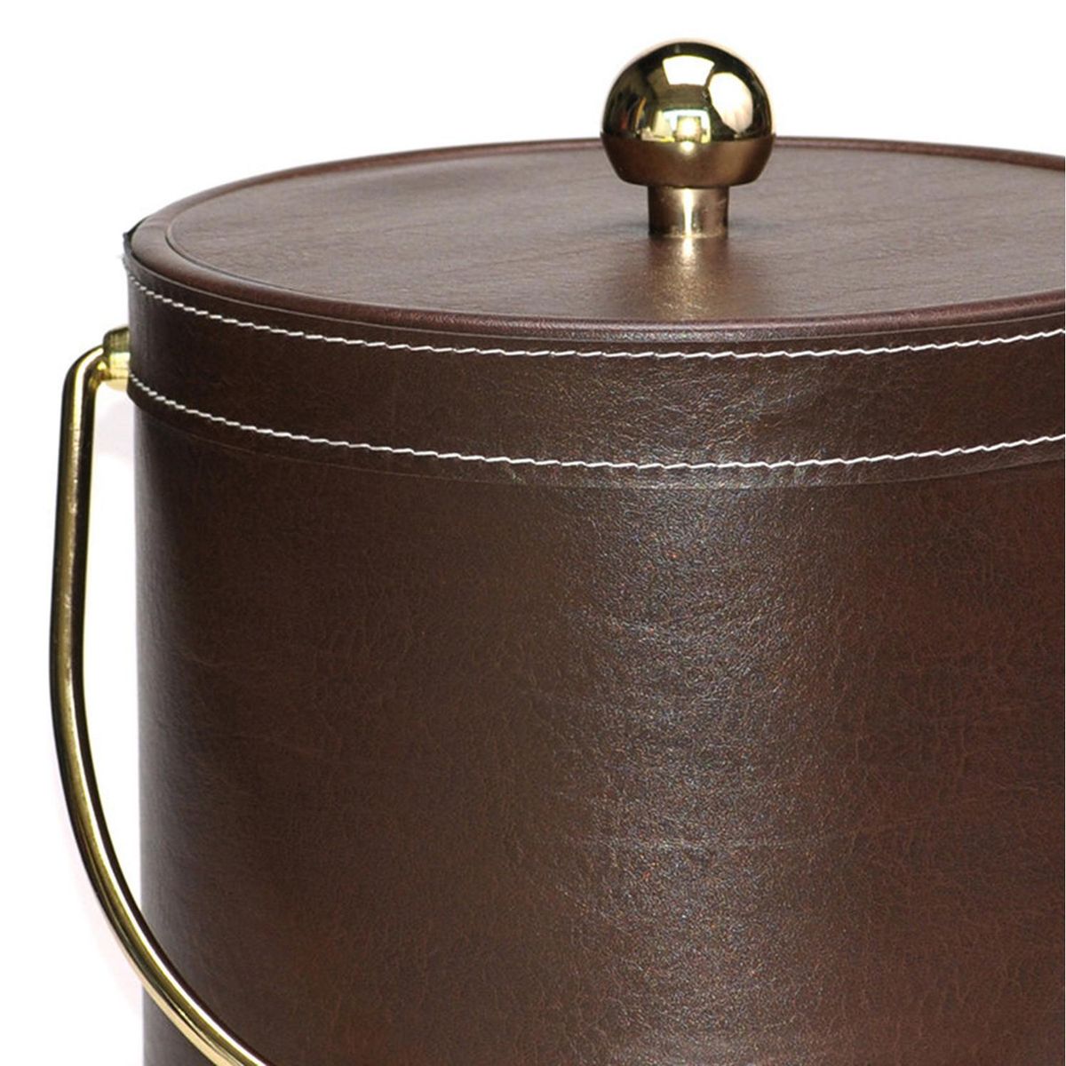 MR ICE BUCKET - Hielera 3L Cuero Café Mr. Ice Bucket