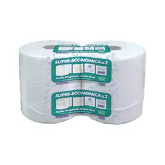 TECNOROLL - Toalla papel doble hoja pack x 2 un x 600 gr
