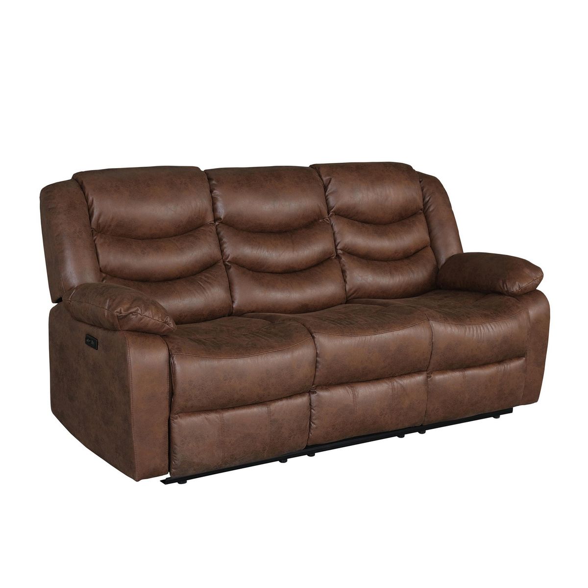 CIC - Sillón Reclinable 3 cuerpos Domingo 211x120x95 cm Café Claro
