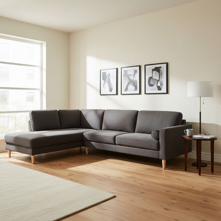 CIC Sofá 5 cuerpos Belfast 290x86x87 cm Gris