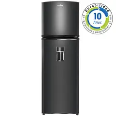 MABE - Refrigerador Top Freezer No Frost 249 Litros Negro RMA255PJUC