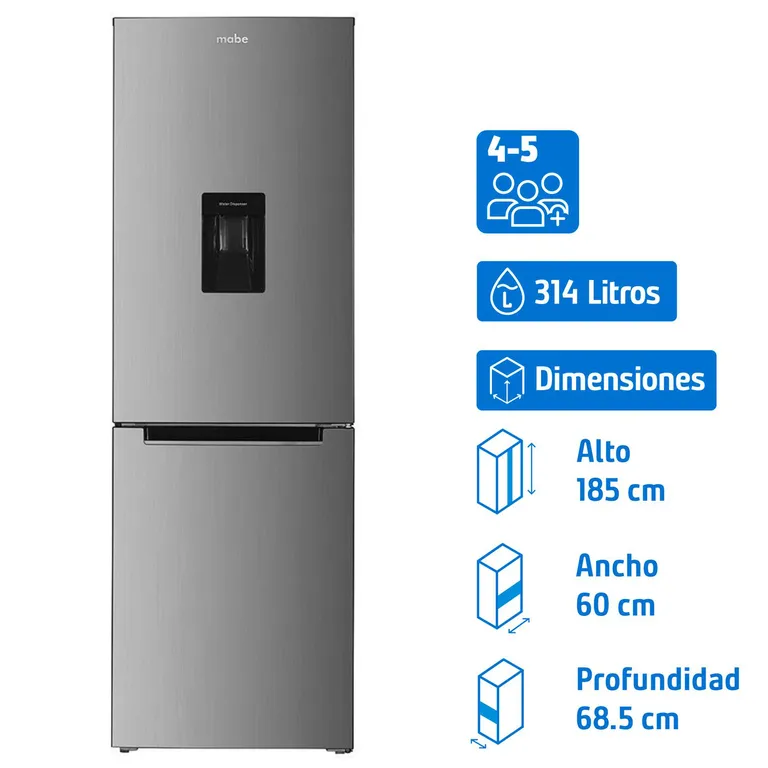 Refrigerador Bottom Freezer No Frost 314 Litros Inox RMB432PXLRS0
