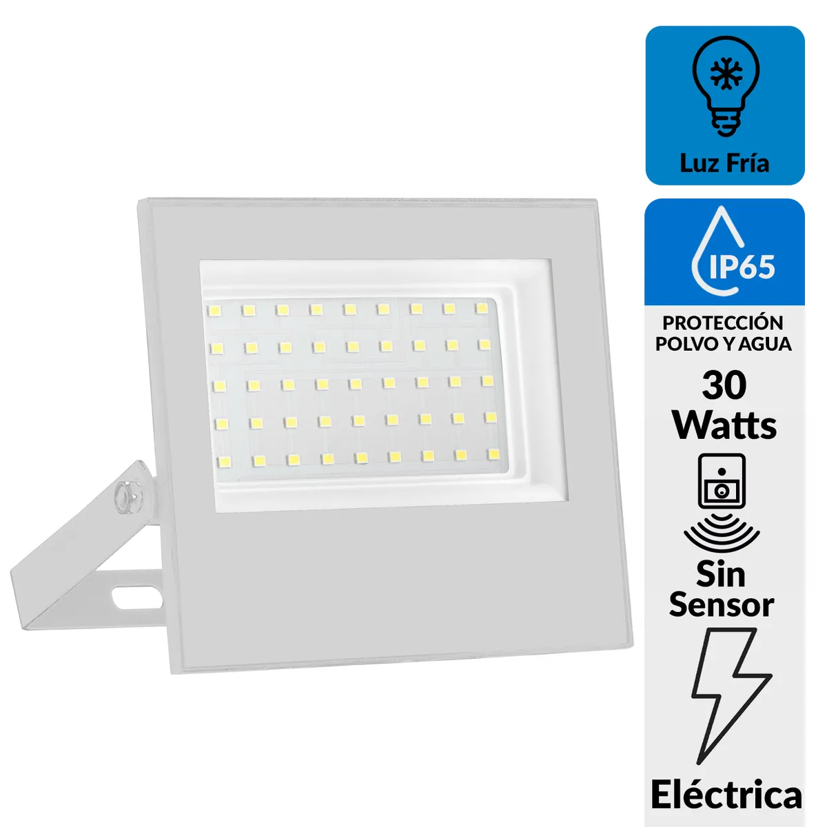 HALUX - Reflector Led 30 W IP 65 3000 lm Luz Fría