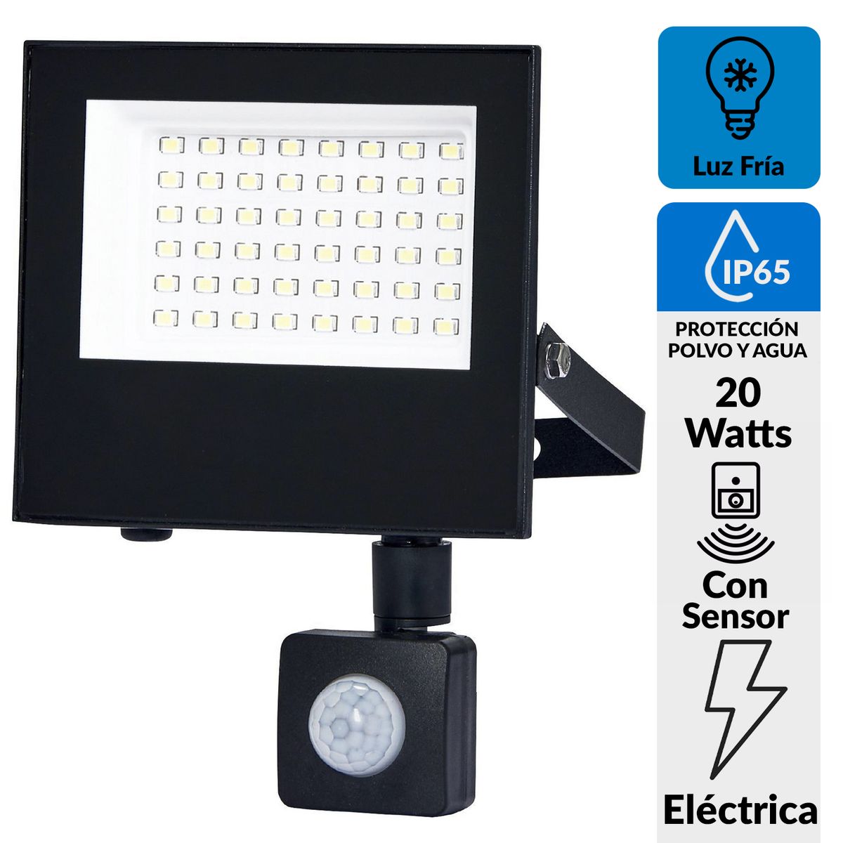 HALUX - Reflector Led 20 W IP 65 2000 lm Luz Fría