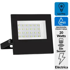 HALUX - Reflector Led 20 W IP65 2000 lm Luz Fría