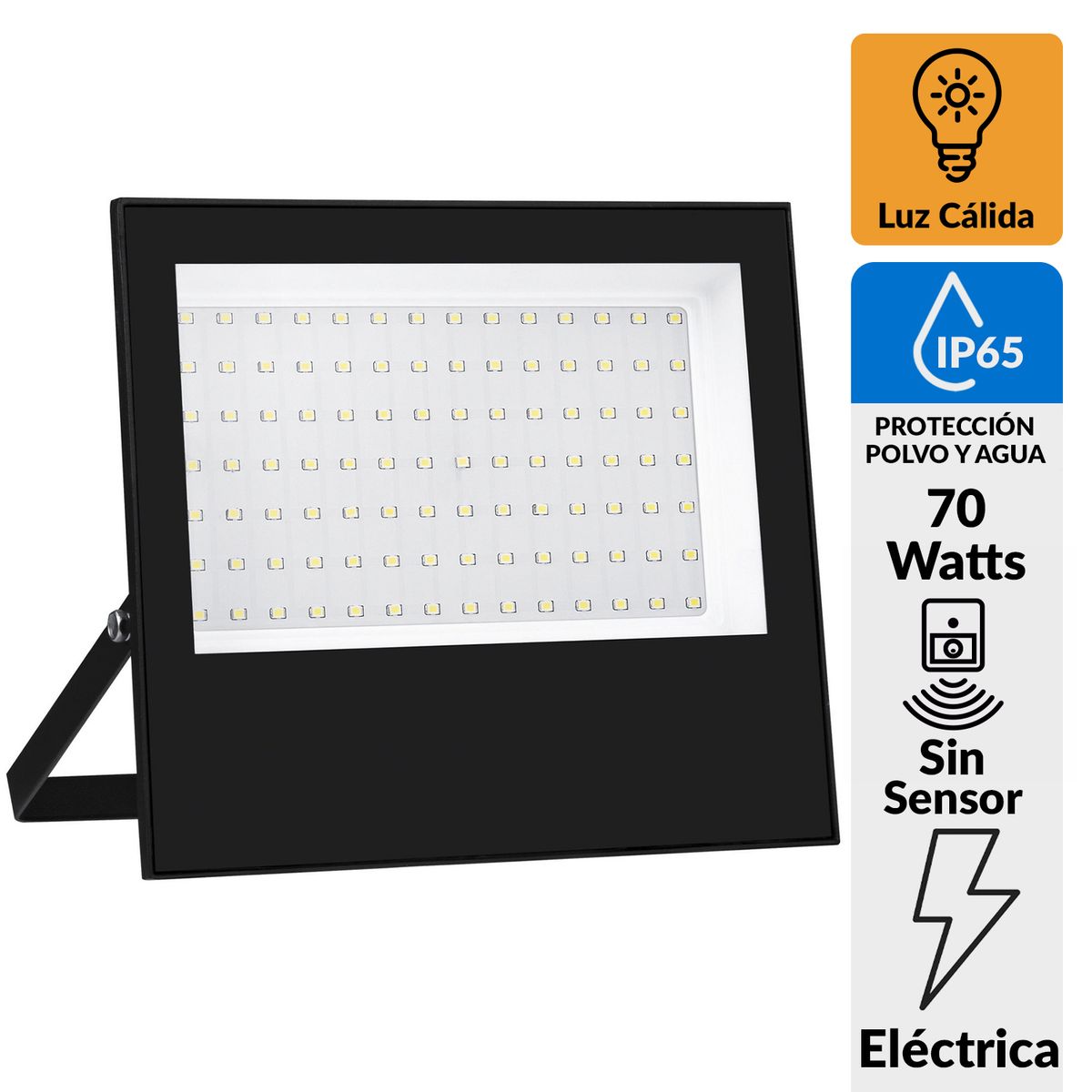 HALUX - Reflector Led 70 W IP 65 7000 lm Luz Cálida
