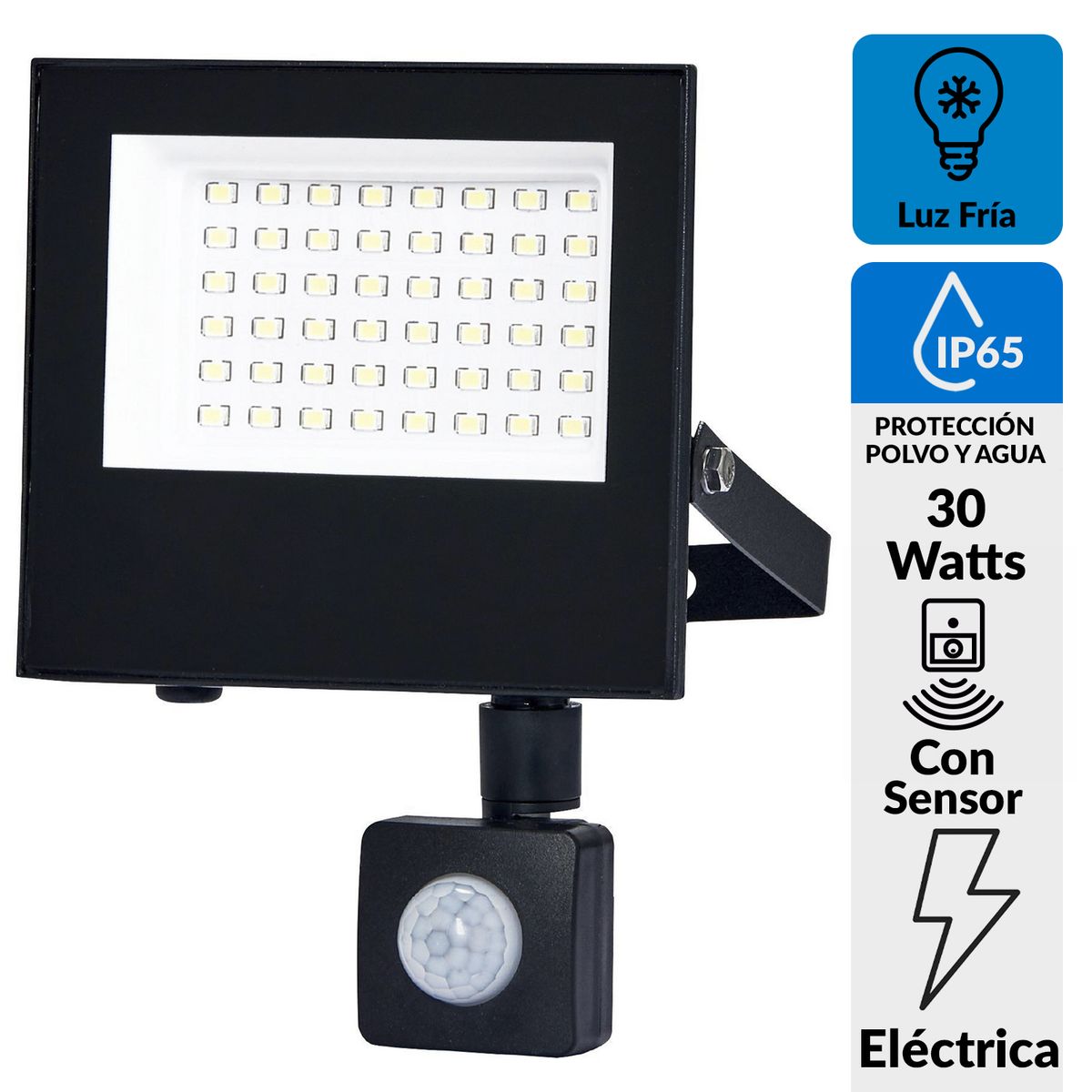 HALUX - Reflector Led 30 W IP 65 3000 lm Luz Fría