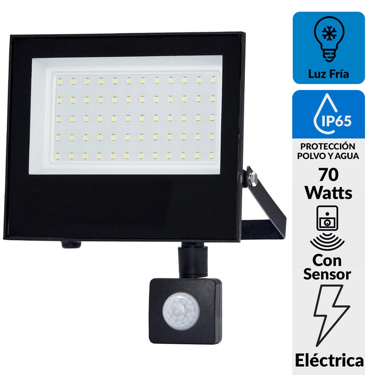 HALUX - Reflector Led 70 W IP 65 7000 lm Luz Fría
