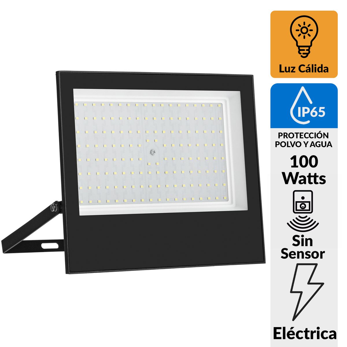 HALUX - Reflector Led 100 W IP 65 10000 lm Luz Cálida