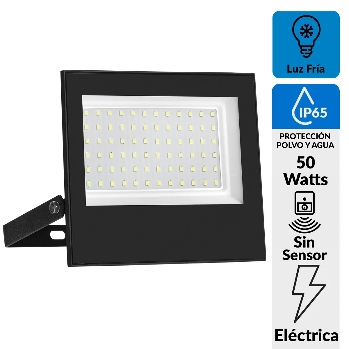 HALUX - Reflector Led 50 W IP 65 5000 lm Luz Fría