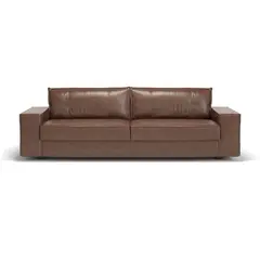 DI PORETTI - Sofa 3 Cuerpos Athos 185x93x80 cm Café