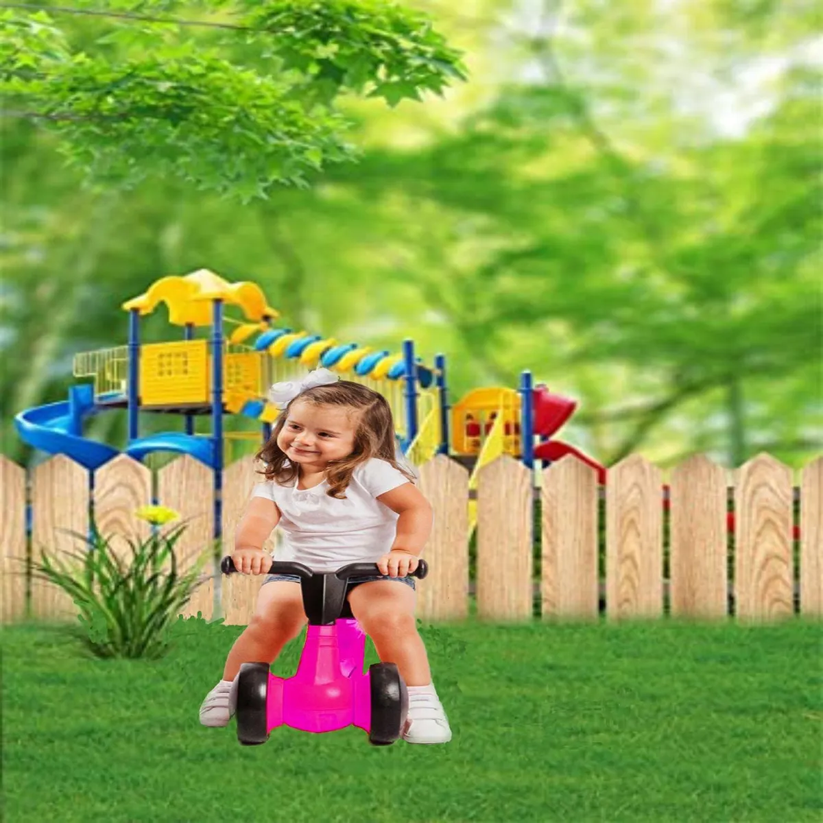 KIDSCOOL - Triciclo Miini Bike Rosado Desde 1 año