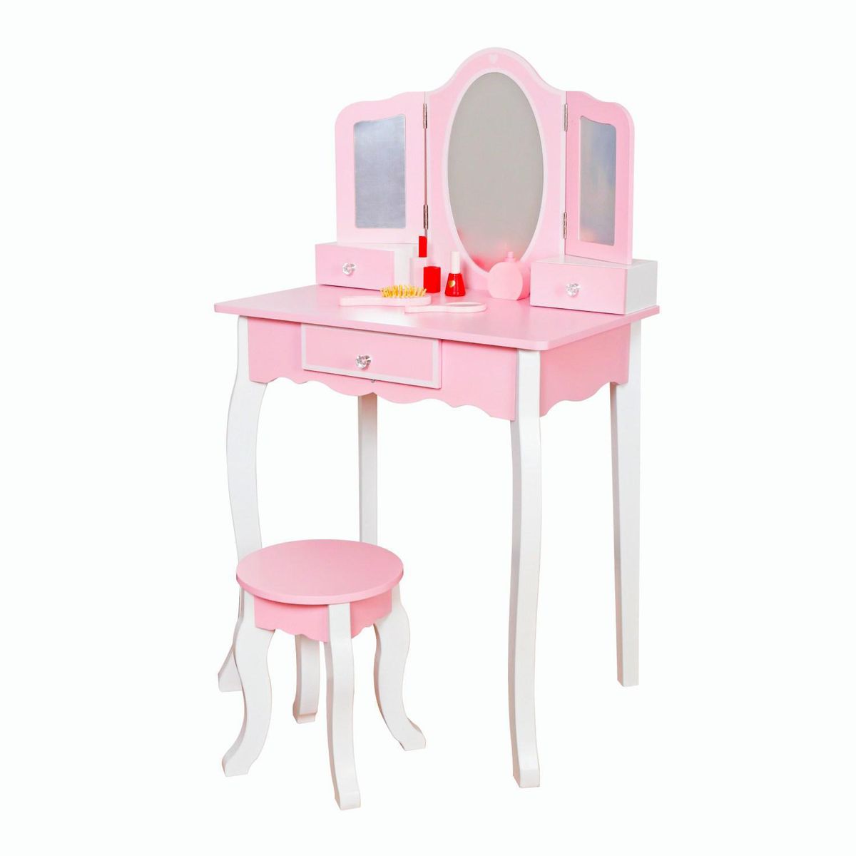 KIDSCOOL - Tocador rosado vintage Lulú