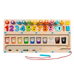 KIDSCOOL - Juguete Didáctico Tablero Activ 3x1 Montessori