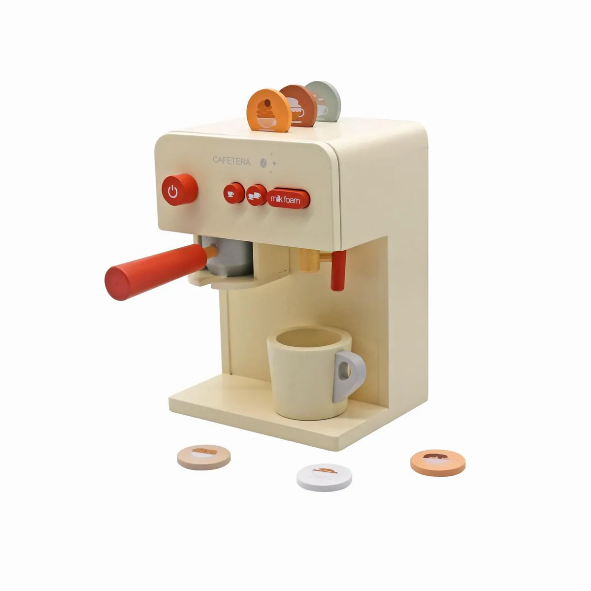 KIDSCOOL - Juguete Didáctico Cafetera Montessori