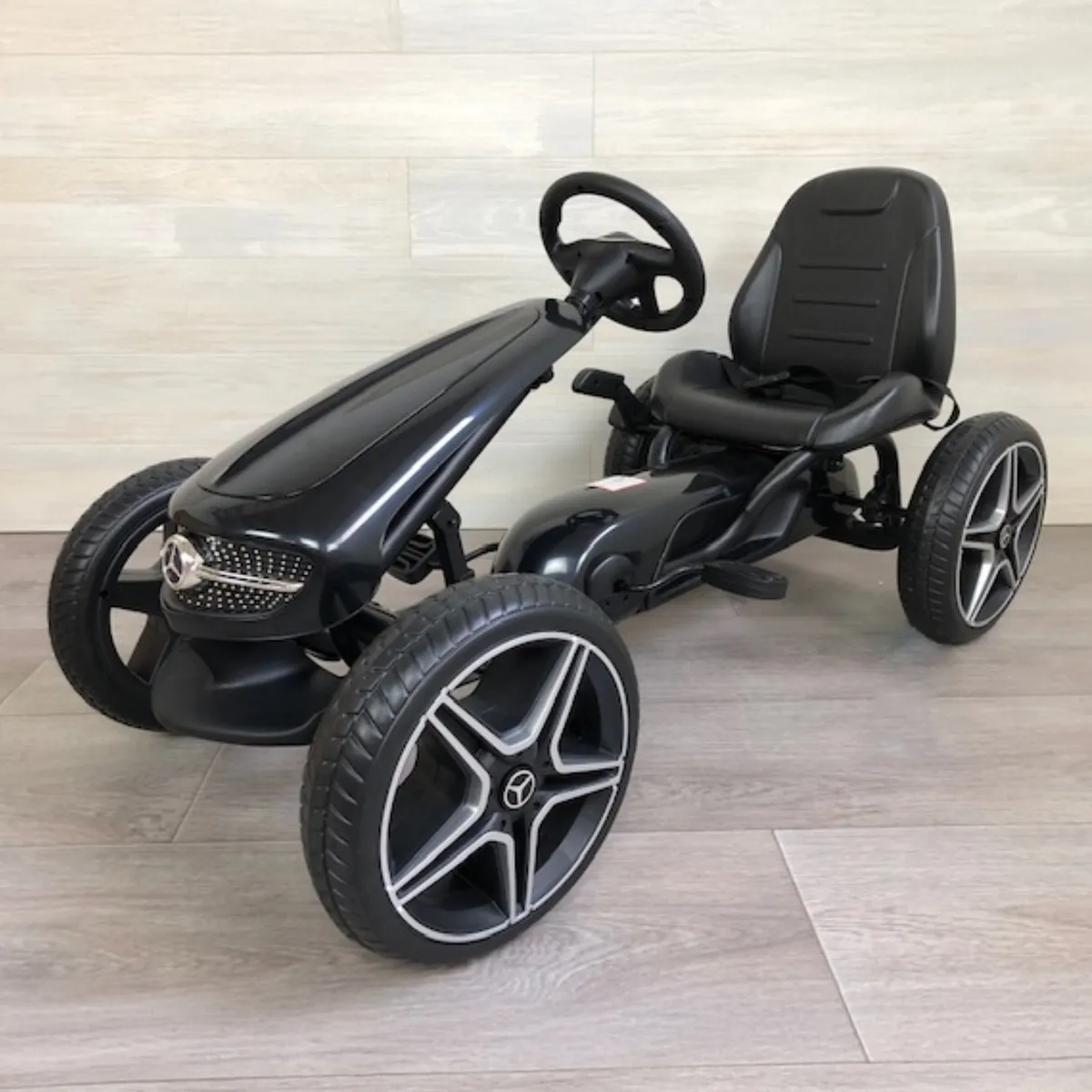 KIDSCOOL - Go Kart Mercedes Benz Negro Desde 3 años