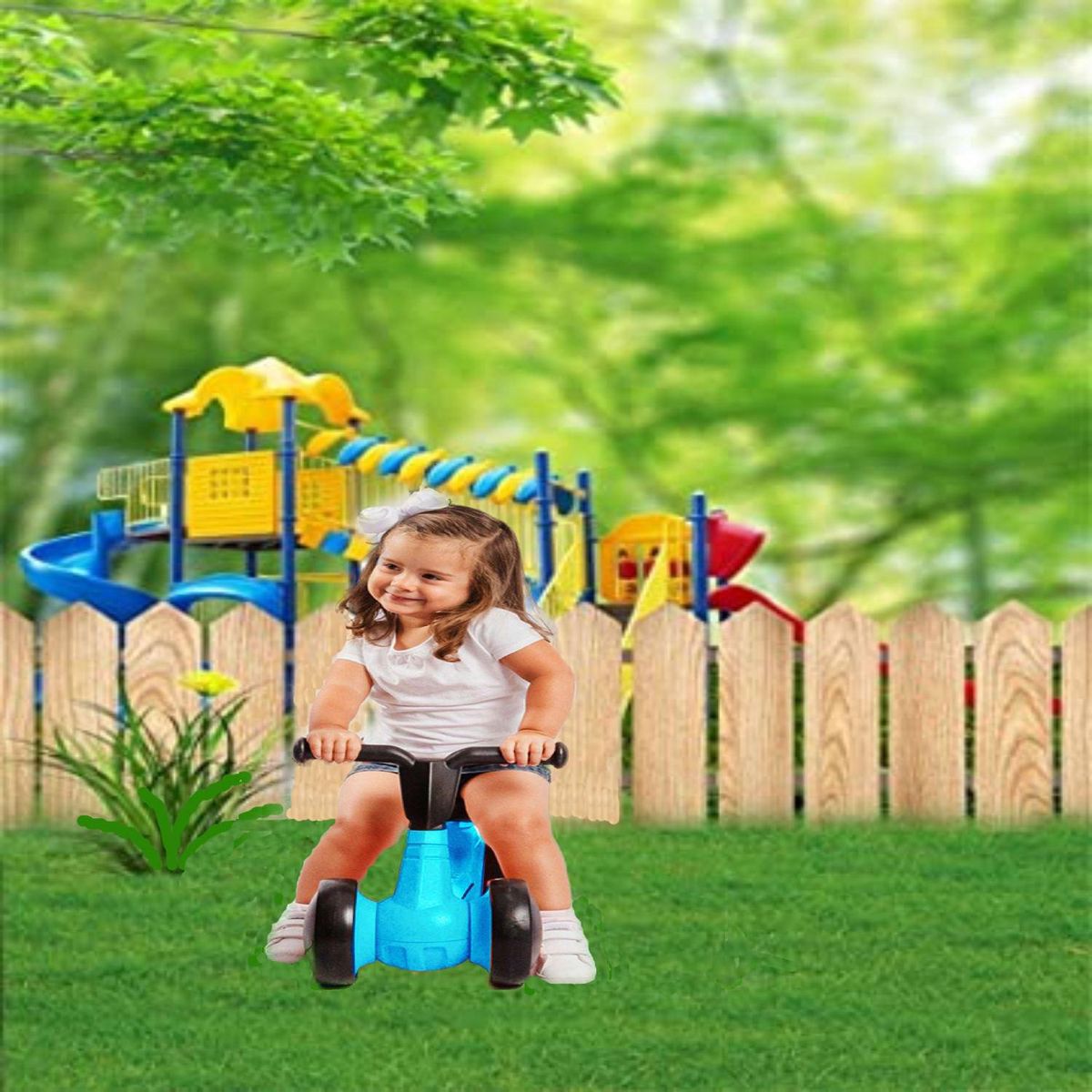 KIDSCOOL - Triciclo Miini Bike Azul Desde 1 año