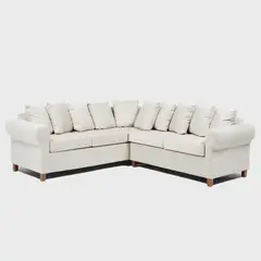 INTERMUEBLES - Sofá Seccional 5 cuerpos Asturias 248x93x244 cm Beige