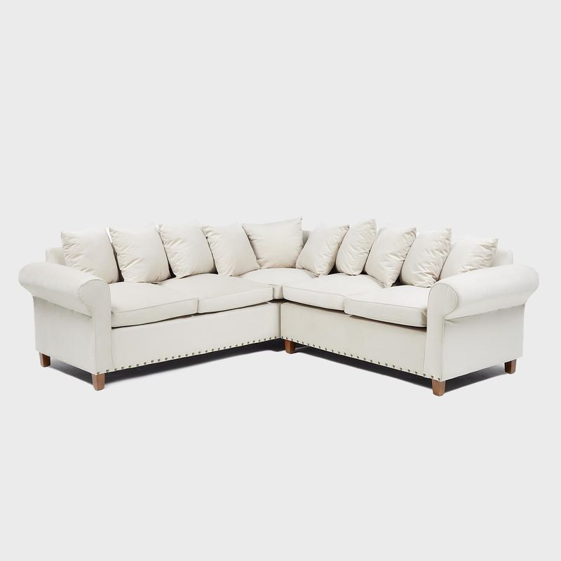 INNOVAMUEBLES - Sofá Seccional 5 cuerpos Toledo 247x97x248 cm Beige
