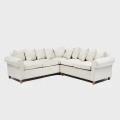 INNOVAMUEBLES - Sofá Seccional 5 cuerpos Toledo 247x97x248 cm Beige