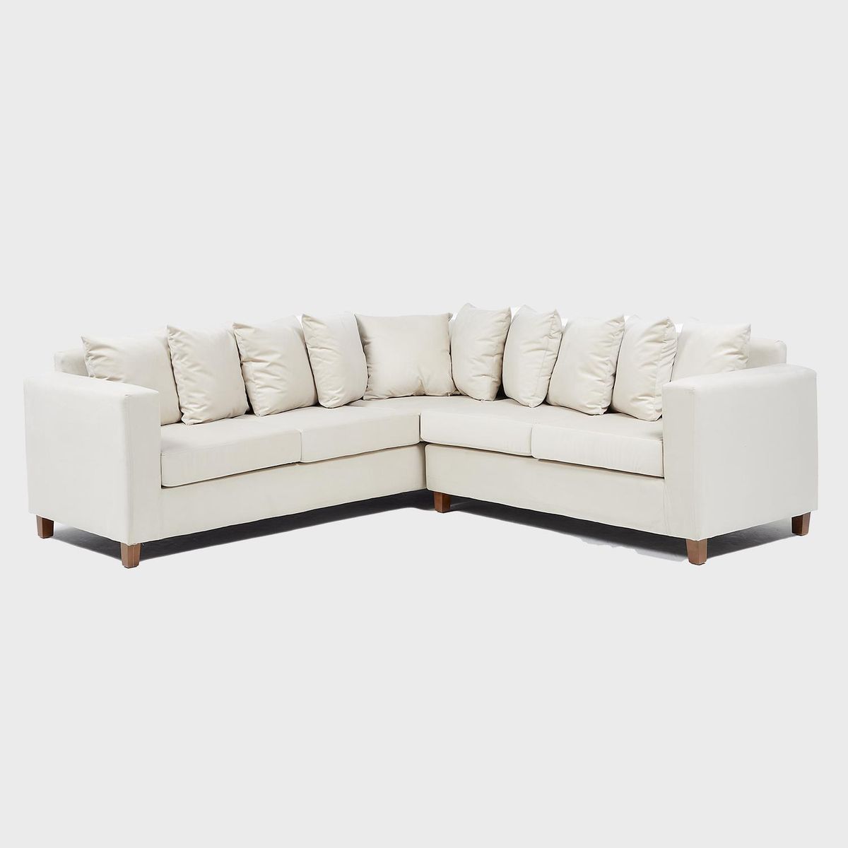 INTERMUEBLES - Sofá Seccional 4 cuerpos Malaga 240x93x245 cm Beige