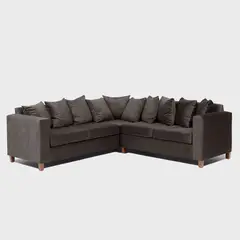 INNOVAMUEBLES - Sofá Seccional 5 cuerpos Malaga 240x93x245 cm Chocolate