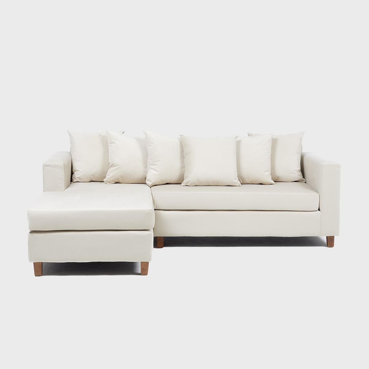 INTERMUEBLES - Sofá Seccional 4 cuerpos Malaga 171x87x245 cm Beige