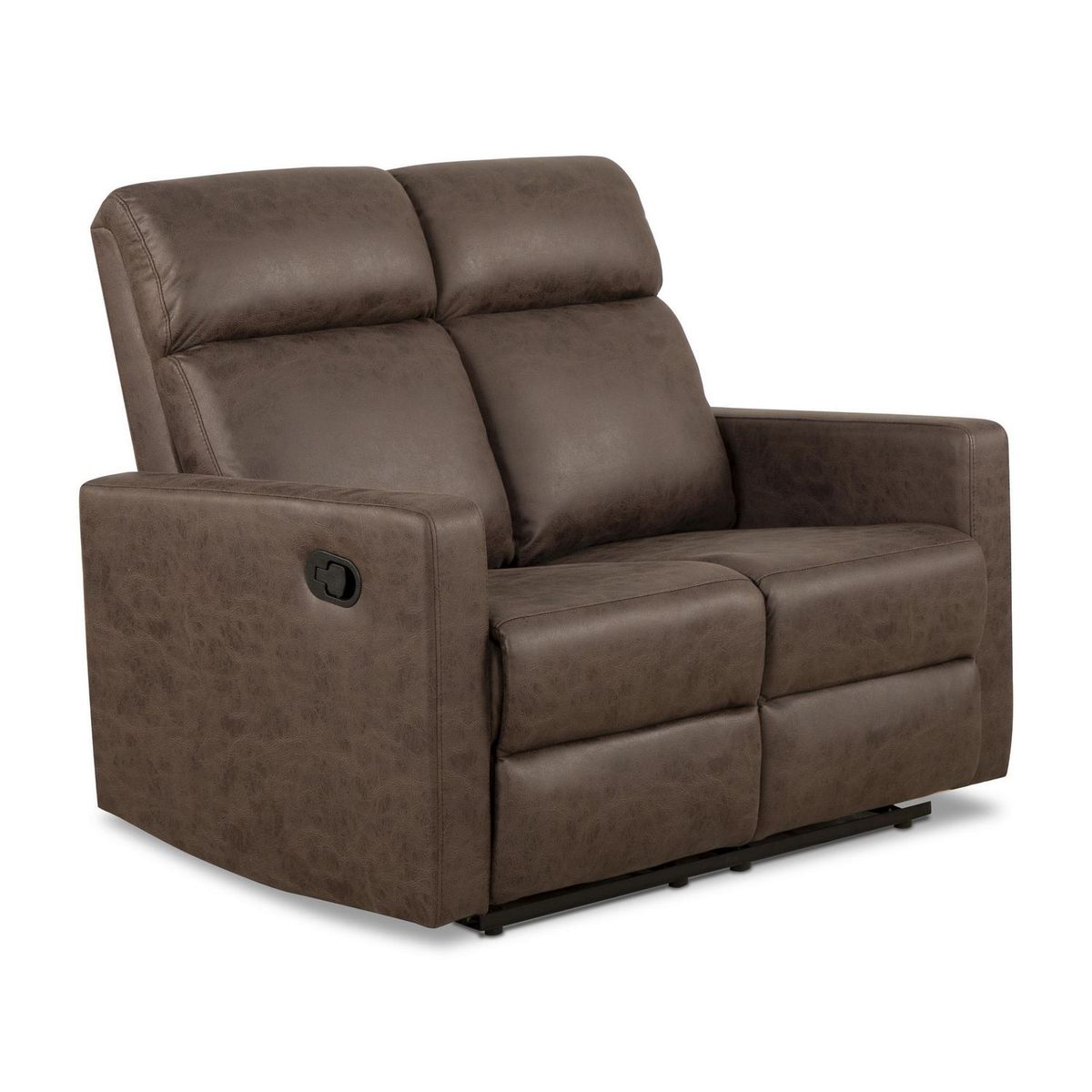 CIC - Sofá 2 cuerpos Asturias 130x102x97 cm Café