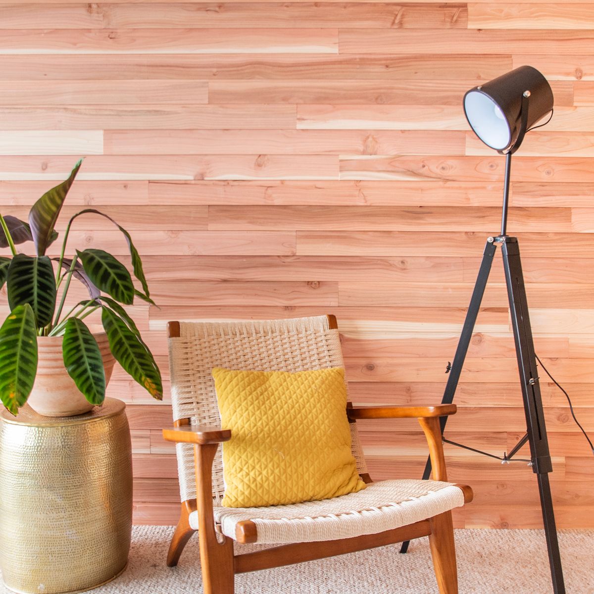 GENERICO - Madera Revestimiento Natural 1.5 mm 1.9x120 cm