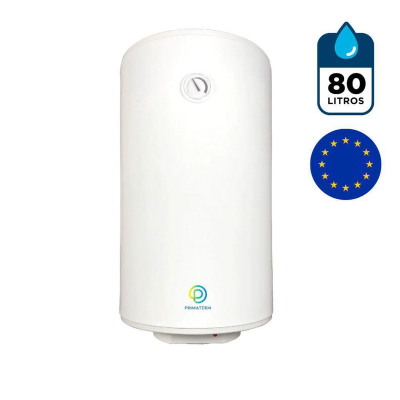 PRIMATERM - Termo Eléctrico 80 Litros 1500 W de Muro