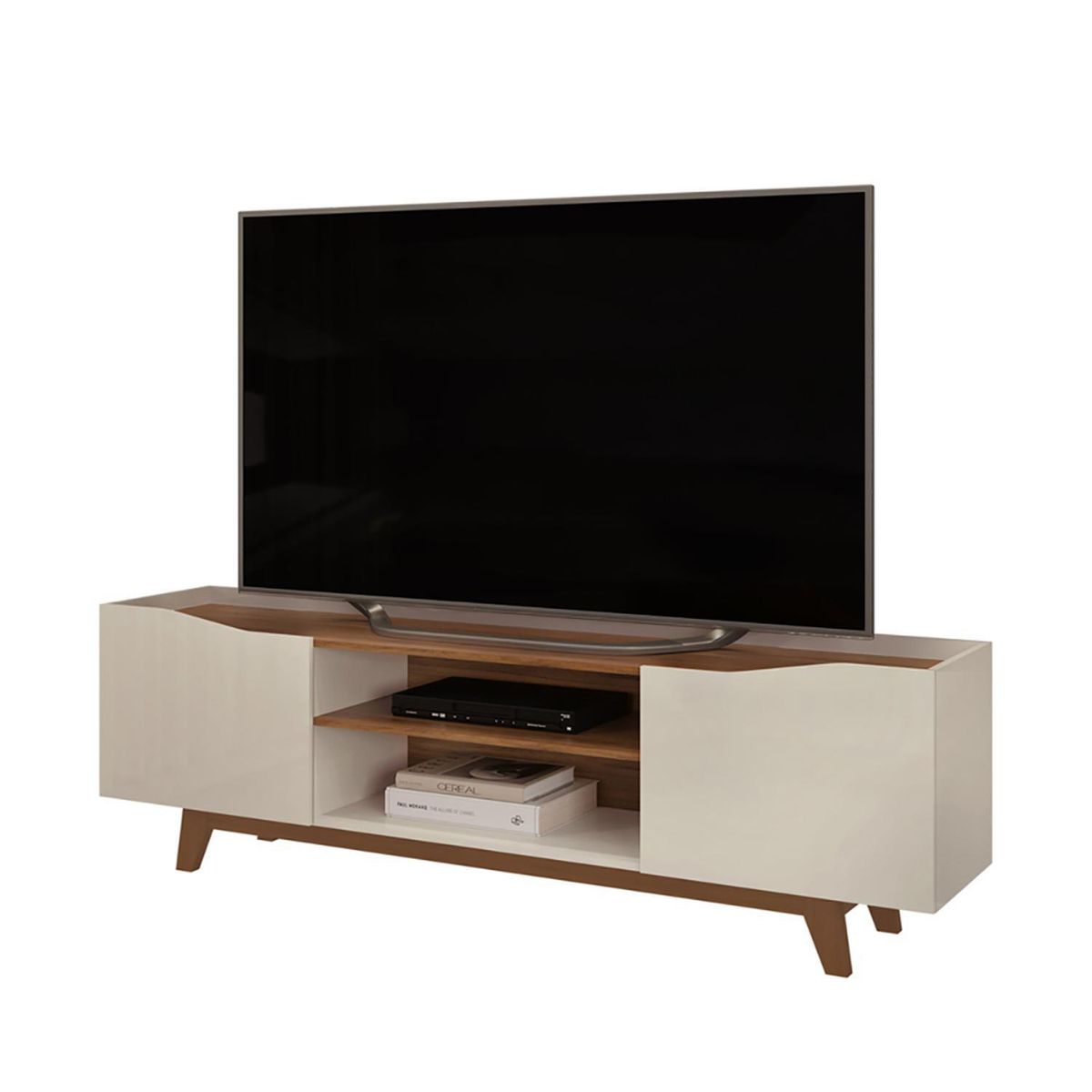 VEKKAHOME - Rack 70 " Agnes Beige 182x58.5x40 cm