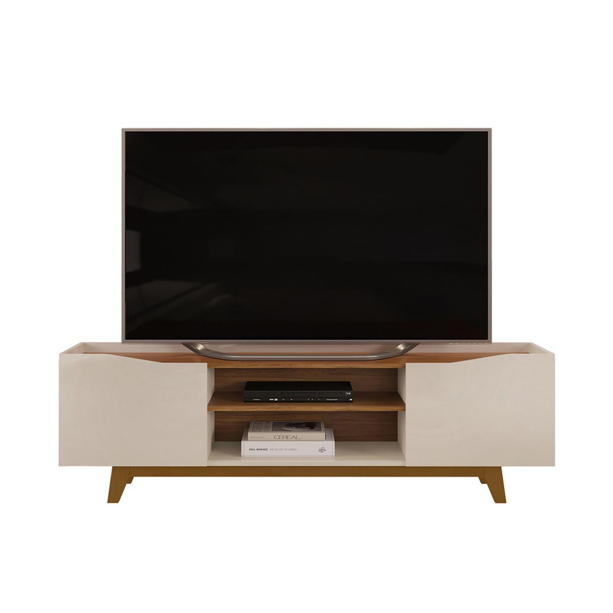 VEKKAHOME - Rack 70 " Agnes Beige 182x58.5x40 cm