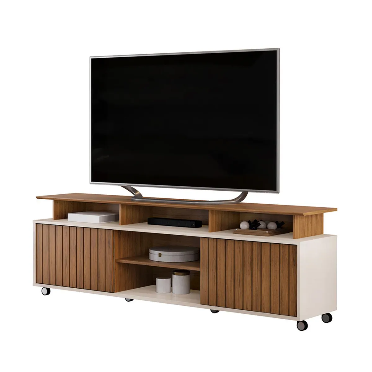 VEKKAHOME - Rack 70 " Olimpic Café 180x60x38.5 cm