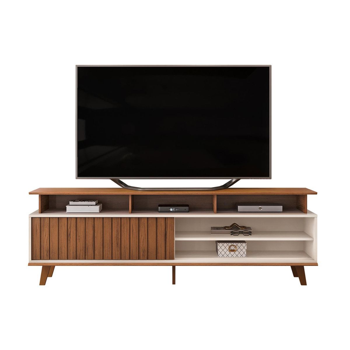 VEKKAHOME - Rack 70 " Flow Café 180x60x36 cm