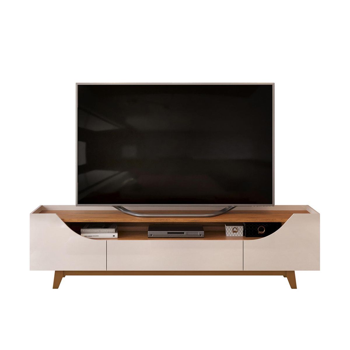 VEKKAHOME - Rack 75 " Lotus Beige 219x58x40 cm