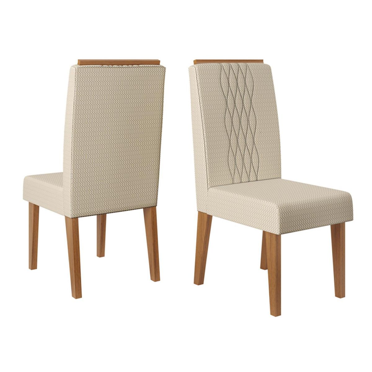 VEKKAHOME - Juego de Comedor Celeste 4 Sillas Mesa Redonda 103,5x80x103,5 cm Café/Beige