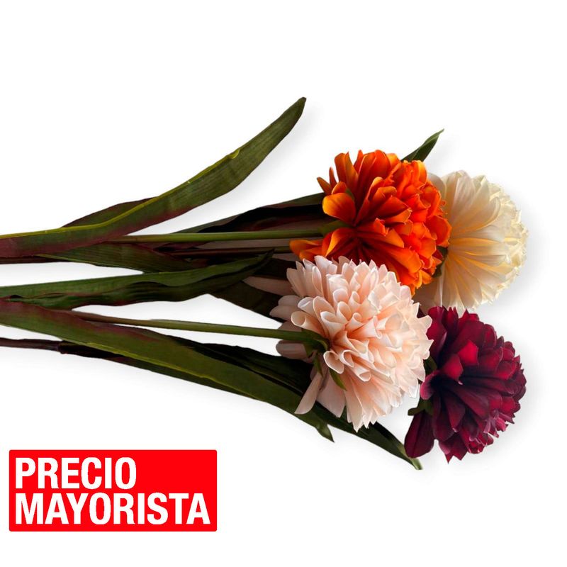 SOHOGAR - Flor Dalia Seda 70 cm Colores Surtidos