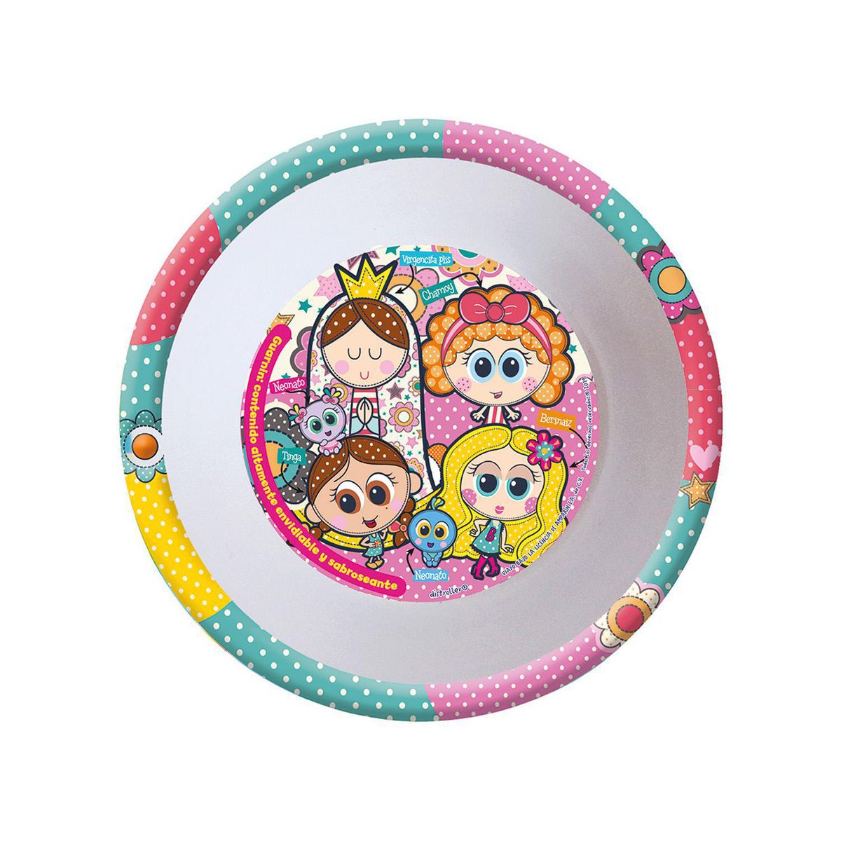DISTROLLER - Set Distroller 3 Piezas Regalo Bebé Plato Bowl Vaso Infantil