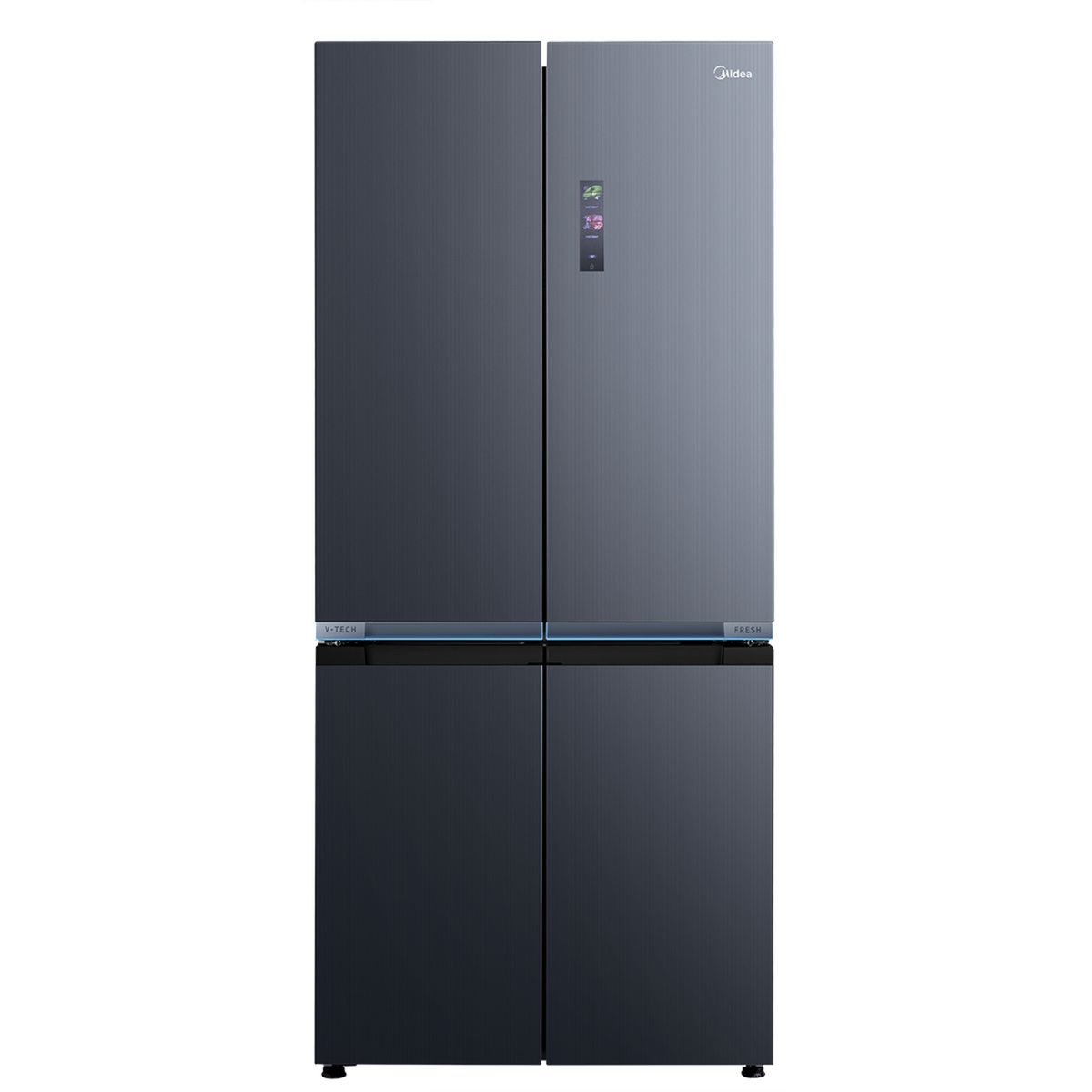 MIDEA - Refrigerador Perfect Fit Multidoor No Frost 474 Litros Grey MDRMD706BIE70