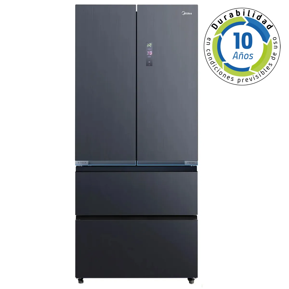 Refrigerador French Door No Frost 526 Litros Inox MDRFD705BIE70, marca MIDEA - Foto Principal