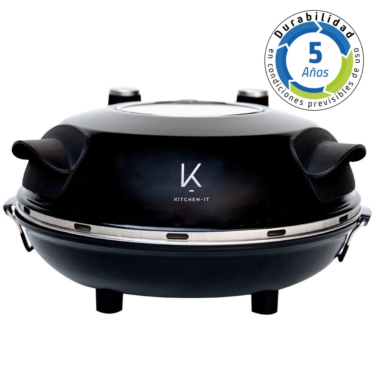 KITCHEN IT - Horno Pizza 1 Litros Black Edition