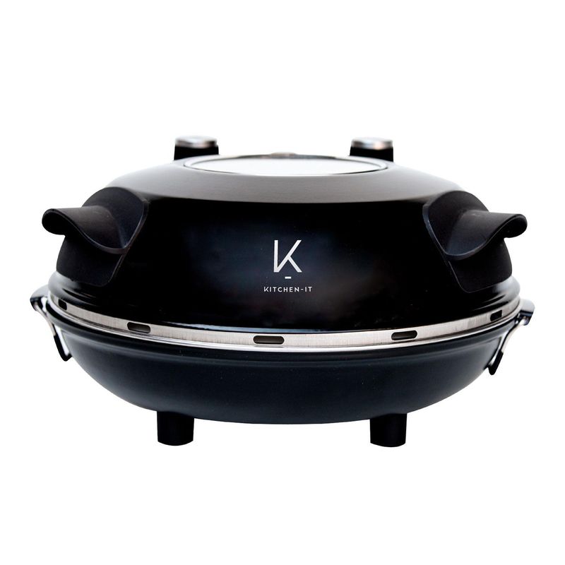 KITCHEN IT - Horno de Pizza Eléctrico 1200W