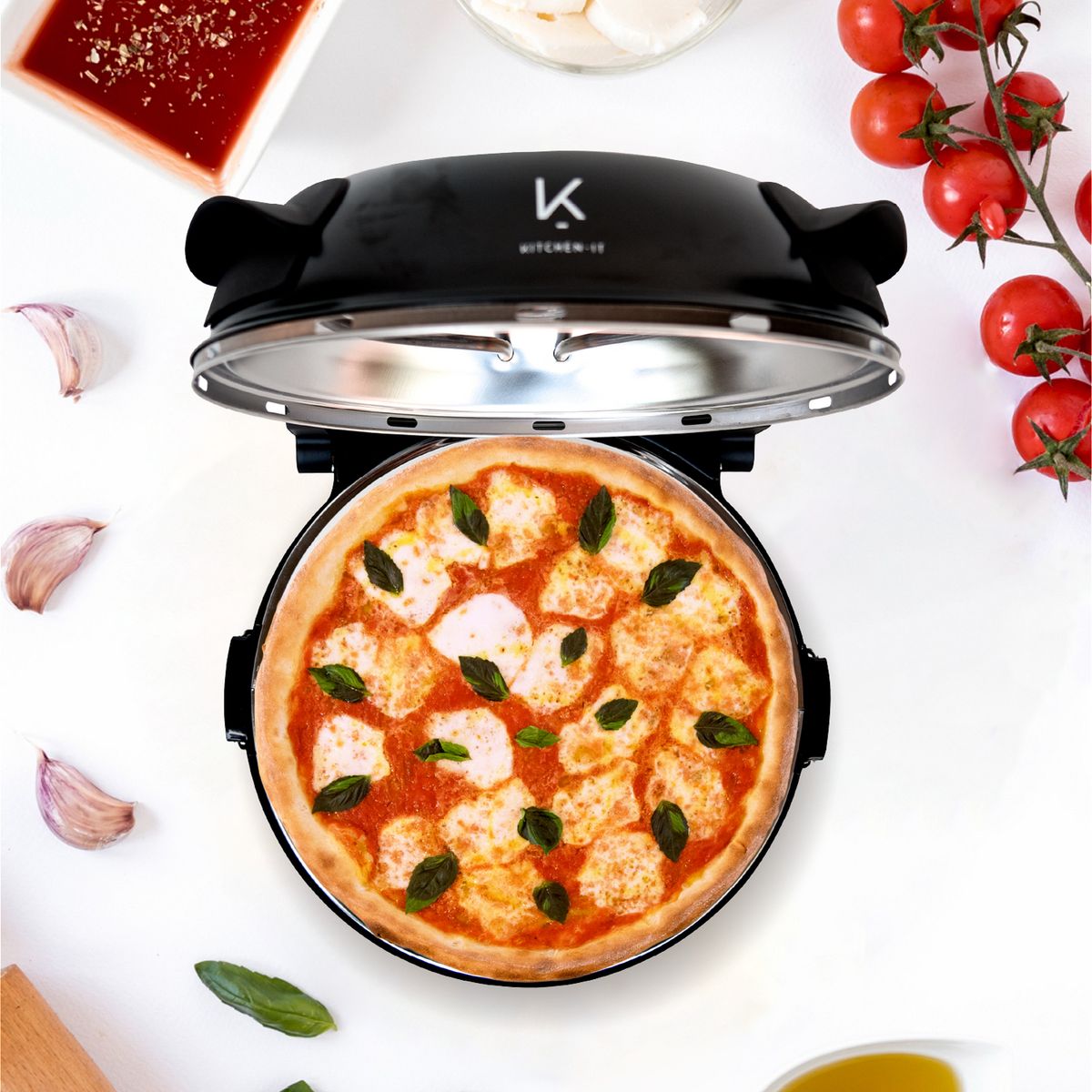 KITCHEN IT - Horno Pizza 1 Litros Black Edition