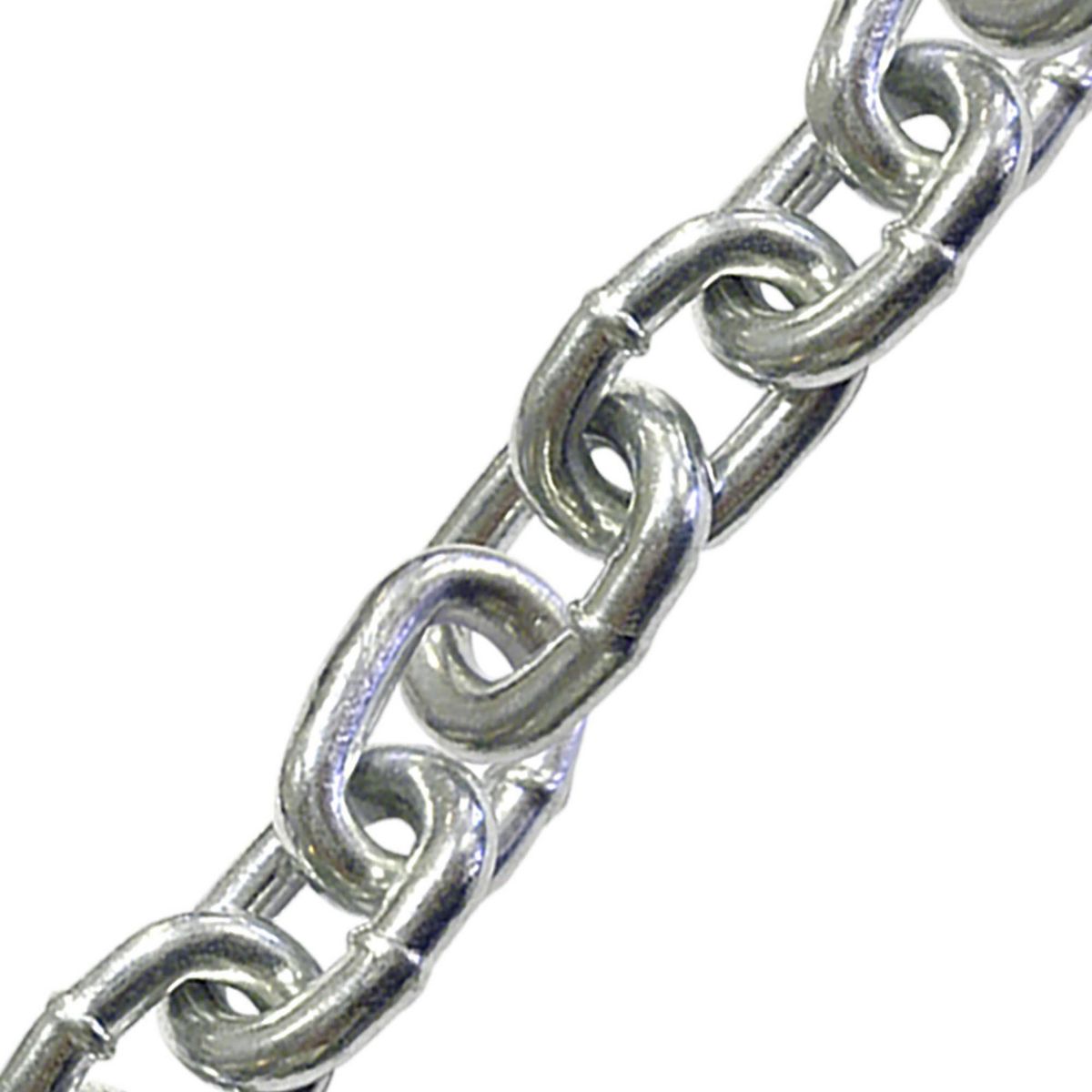 MAMUT - Cadena Acero Eslabón Corto 4 mm 2 m Plateado