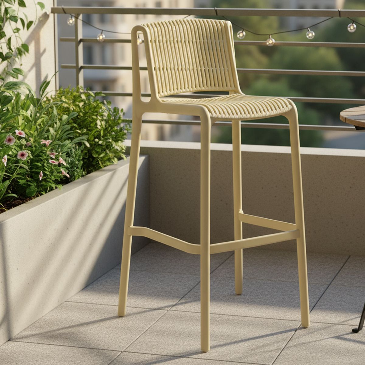 IDETEX - Pack 2 sillas Verona Amarillo 100x51x46 cm